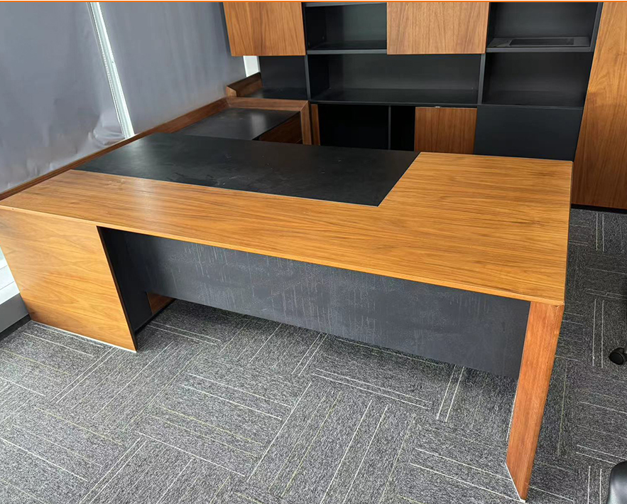 二手单人老板办公桌主管经理桌子老板桌简约现代办公室大班台